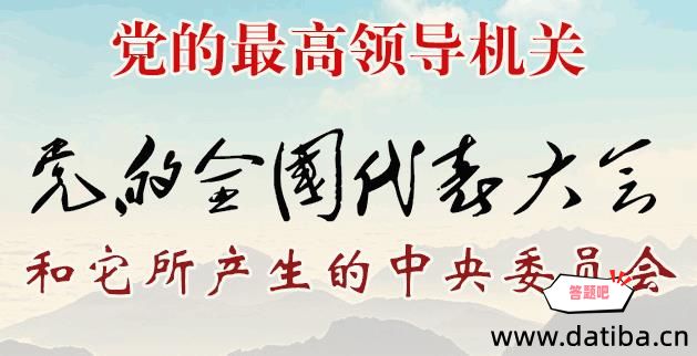 党的最高领导机关